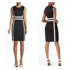 Calvin Klein Color Block Dress Size 10P